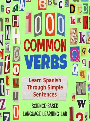 cover image of 1000 Common Verbs